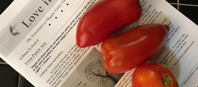 Fellowship and Fresh Tomatoes